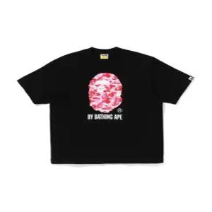 반팔 티셔츠 001TEM301005MBKG BLACK PINK DOM