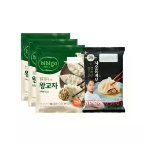 (신세계라이브단독)CJ 비비고 왕교자1.05kg x3개 + 고메 샤오롱바오 141g (샤오롱바오 소비기간 26.08.02)