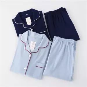 *PJM-151 라엔 남여커플 클래식 봄가을 겨울 순면 잠옷 파자마 (M-XL 사이즈 선택 가능)  JM000151