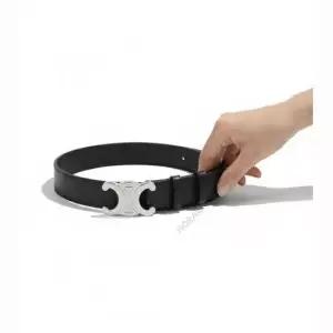 셀린느 MUST IT_ LARGE TRIOMPHE BELT IN VINTAGE CALFSKIN 45BIE3AJG 38SI) 라지 트리옹프 캔버스 벨트)