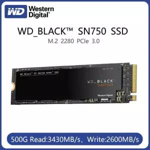 노트북 SSD 에스에스디 M.2 2TB 1TB 하드 Western Digital WD_검은색 PC SN750 NVMe 500GB 2280 PCle Gen3