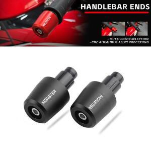 Ducati Monster 821 696 795 1200 CNC 알루미늄 오토바이 부품 핸들 바 엔드 7/8 