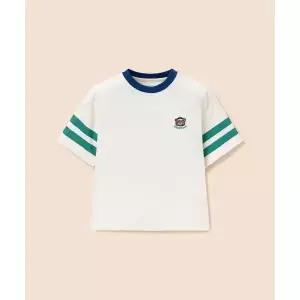 빈폴 BEANPOLE 키즈 소매 포인트 곰돌이 달이 그래픽 티셔츠 아이보리 (BI6342U120) BI6342U120 312386