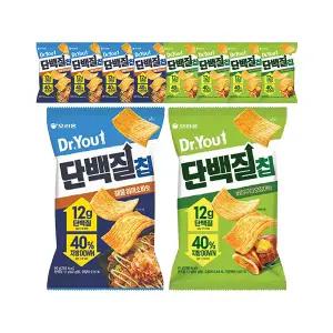 닥터유 단백질칩 해물야끼소바맛 60g, 5개+닥터유 단백질칩 버터구이오징어맛 60g, 5개