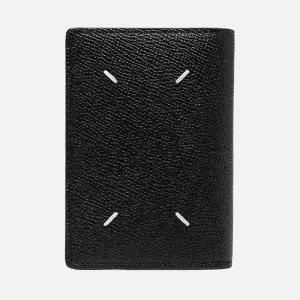 메종마르지엘라 MUST IT_26SS 메종 마르지엘라 스티치 바이폴드 카드지갑 블랙 S55UI0203 P4745 T8013
