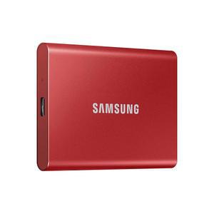 삼성호환 T7 포터블 SSD 2TB 외장 솔리드 스테이트 드라이브 최대 1050MB/S 속도 향상 USB 3.2 2세대 게임 학생 전문가를 위한 신뢰할 수 있는 스토리지 MUPC2T0R /AM 빨간색