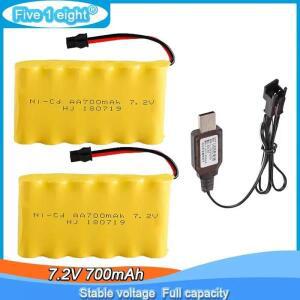 7.2v 700mah NiCD AA 충전식 배터리이전 버전용 포함 15 채널 2.4G Huina RC 굴삭기 장난감 자동차