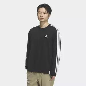 [AK원주점] [아디다스] 루즈 핏 3-스트라이프 롱 슬리브 티셔츠  KF3728