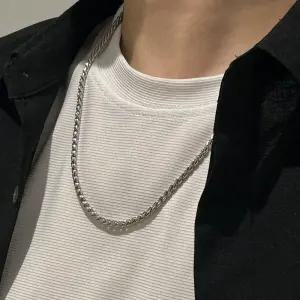 미니포커스 남성 패션 자석 잠금 체인 목걸이 MFJNM02