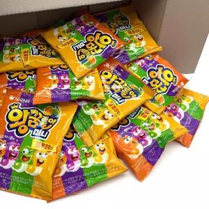 왕꿈틀이 미니 75g 18개 개별포장 대용량 젤리
