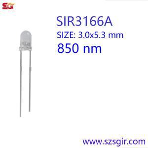 20개 850nm 3mm 적외선 LED SIR3166A IR 발광 다이오드