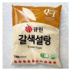 청정원 큐원 갈색설탕 1kg x 2개 32597 (29467666)