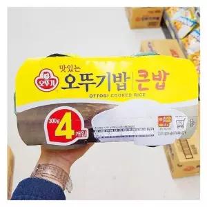 오뚜기 오뚜기밥큰밥 300g x 4 x 1개 33136 (29468100)