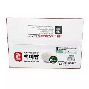 오늘좋은 백미밥 210g X 12개입 x 1개 86607 (29468151)