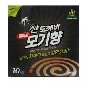 산도깨비 모기향 10개입 10통 총100코일 (12616017A)
