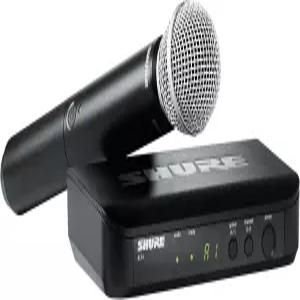 Shure BLX24/SM58 휴대용 무선 오디오 시스템 H10 대역 542？572MHz 수신기 다이내믹 마이크 포함 송신기
