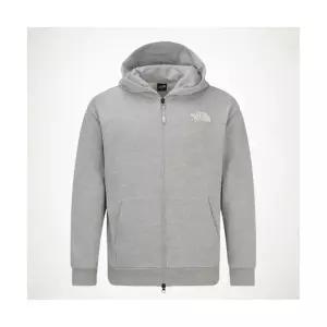 NJ5JR50A 남성 코어 후드 집업 MELANGE GREY 2007664