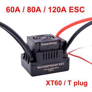업그레이드 센서리스 60A 80A 120A S80A S120A 1 8 1 10 1:10 RC 자동차용 5.5V   3A BEC가 된 브러시리스