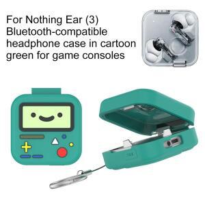 Nothing Ear 3 헤드폰용 실리콘 케이스 액세서리 무선 이어버드 보호 슬리브 후크 포함 부드러운 임팩 방지