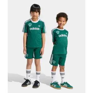 아디다스 KIDS X 디즈니 쇼츠 저지 세트 키즈 - 그린 / KC8432 92L730 12C783