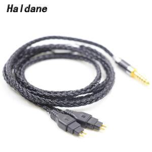 Haldane 밝은 블랙 헤드폰 교체  케이블 SENNHEISER HD600 HDxx HD580 하이 퀄리티 16 코어