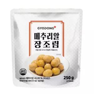 교동식품 메추리알장조림 250g x 6팩