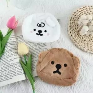 WL 곰돌이파우치 초미니파우치 화장품 뽀글 이너백 지퍼 수건파우치 더스트백 보냉파우치