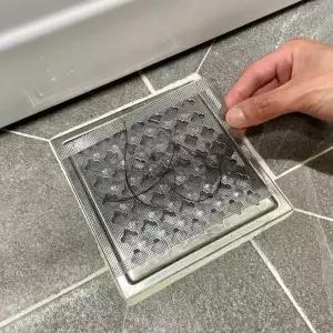 화장실 QQQ978N8 욕실 사각 배수구망 스티커 7cm
