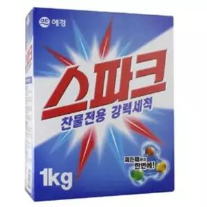 세탁세제 WOM131W5 스파크 1KG 드럼세탁기 일반세탁기 빨래세제