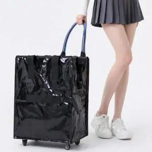 접이식 캐리어 카트 쇼핑백 바퀴달린 바구니 시장 마트