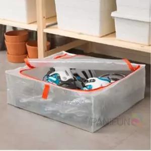 이케아 VLB185I1 페르클라 수납박스 55x49x19cm 아기옷정리함 접이식수납박스 부직포리빙박스 옷