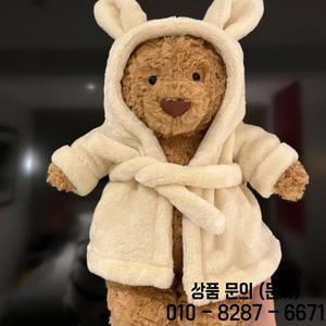 바르셀로나 테디베어 목욕 가운 Jca 라벨 완벽한 홈 액세서리 장식 거실 책상 귀여운