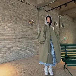 피로달 투포켓 긴팔 트렌치 코트 카고풍 여친 하프 빈티지 가을 HO3