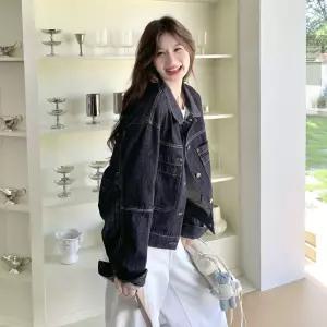 피로달 여사친 청 캐주얼 빈티지 자켓 코트 쇼트 재킷 봄가을 HO3