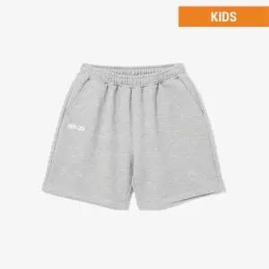 뉴에라키즈 [키즈] 에센셜 숏 바지 헤더 그레이 971875