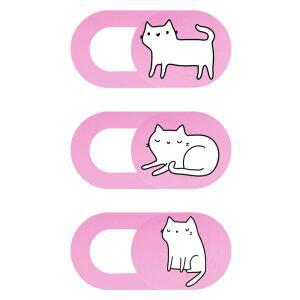 웹캠커버 카메라 가리개 커버 웹캠 태블릿 노트북 컴퓨터 패턴 USB 고양이 보호 정보 차단기 슬라이드