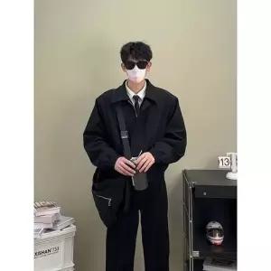 록쉬블몰 남사친 빈티지 해링턴 숏 야구 정장 패드 코트 봄가을 재킷 행정 점퍼 HO3