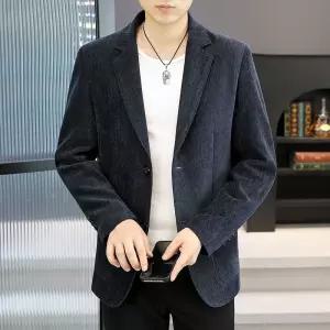 록쉬블몰 남성 가을 재킷 투버튼 솔리드 정장 코트 HO3
