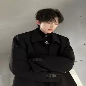 록쉬블몰 남사친 가을 정장 재킷 야바위보 양복 자켓 올드머니 패션 HO3