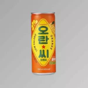 동아오츠카 오란씨 캔 250ML 오렌지 1개