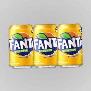 환타 파인애 플 355ml 3개