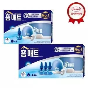 [헨켈] 모기약 홈매트 코드훈증기 콤보(리필1입) + 코드훈증기 콤보(리필3입)