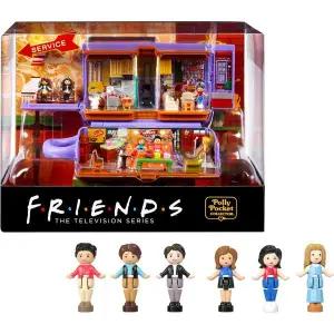 폴리 포켓 플레이세트 프렌즈 컴팩트 (인형 6개와 액세서리 9개 포함)