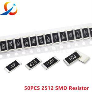 100PCS 2512 SMD 저항기 0R 47R 옴 1K 22K 47K 1M 101 102 103 104 1W 신규