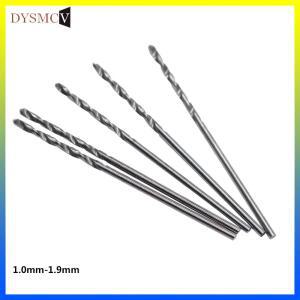 10pcs 1mm 1.1mm 1.2mm 1.3mm 1.4mm 1.5mm 1.6mm 1.7mm 1.8mm 1.9mm마이크로 카바이드 드릴 비트 작은 회전 도구