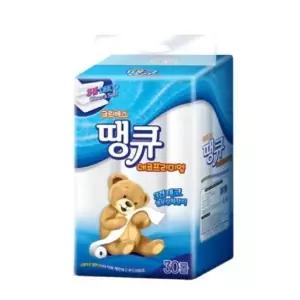 [셀러허브]크린에스 땡큐 3겹 14m 30롤 총1팩 두루마리 화장실 휴지 (S38561586)