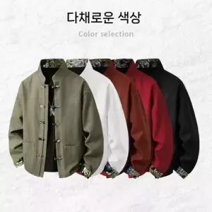 남사친 캐주얼 빈티지 아우터 봄가을 솔리드 점퍼 얇은 트렌디 자켓 바람막이 상의 원픽3