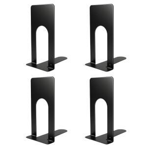 선반용 WSYDKNS 책 끝 4팩 메탈 북엔드 작은 CD 비닐 레코드 책상 및 교실 정리함 3 9x2 8x5 2인치 를 위한 선물