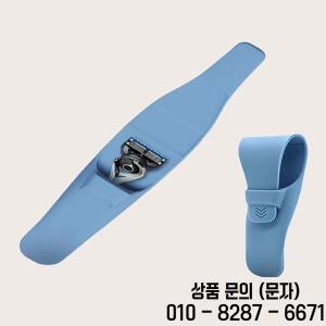 1PC 실리콘 면도기 휴대용 홀더 상자 수동 보호기 커버 액세서리 보관 C