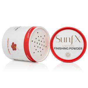 SunFX 반투명 마감 파우더 탈크 프리 쉬머 열대 세팅 1팩 00 바디 브론징 태닝 버스트 선리스